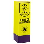 A1 PERSONALISED GIFTS Prodigy Player of the Match Football Trophies - Yellow