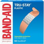 Band-aid Comfort-flex Adhesive Bandages-plastic-60ct, Family Pack