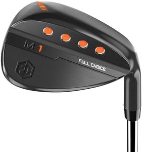 FULL CHOICE Golf Wedges, 56 Degree Golf Sand Wedge, Gap Wedge, Lob Wedge Golf Clubs, Wedges Golf Clubs for Men Women Right Hand, CNC Milled Face for More Spin and Control
