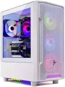Skytech Archangel Gaming PC Desktop, Intel i5 13400F 2.5 GHz (4.6GHz Turbo), NVIDIA RTX 5060 8GB, 1TB NVMe SSD, 16GB DDR5 RAM 5200, 650W Gold PSU, Wi-Fi, Win 11