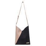 LEGAL BRIBE V Shape Printed Tote Bag (Black)