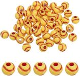 PATIKIL 12mm Sports Ball Beads, 100