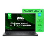 Dell Inspiron 3530 Thin & Light Laptop, 13th Gen Intel Core i3-1305U/8GB/512GB SSD/15.6" (39.62cm) 120Hz Refresh Rate on a FHD IPS Display/Windows 11 + MSO'21+McAfee 15 Month/Carbon Black/1.62kg