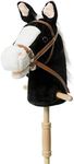 HollyHOME Stick Horse with Wood Whe