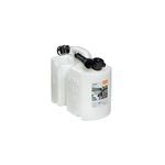 Stihl 8810120 Two-Part Fuel Can for 5L Fuel and 3L Oil – Clear