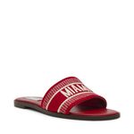 Steve Madden Women's Knox Slide Sandal, red, 7 UK