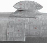 Star Wars Dark Side Darth Vader Tech Full Sheet Set - 4 Piece 100% Organic Cotton Sheets with Pillow Cover - GOTS & Oeko-TEX Certified