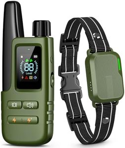 Dog Shock Collar - 4500FT Dog Training Collar with Remote, IPX8 Waterproof Electric Dog Collar with 4 Training Modes, Rechargeable eCollar for 10-120lbs Small Medium Large Dogs