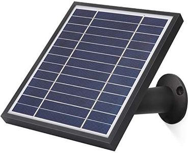 iTODOS Solar Panel Works for Arlo Pro and Arlo Pro 2, 11.8Ft Outdoor Power Charging Cable and Adjustable Mount,Not for Arlo Ultra and Arlo Pro3 (Black)