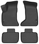 Husky Liners 98081 Custom Fit WeatherBeater Molded Front and Second Seat Floor Liner Set for Select Chrysler 300/Dodge Charger Models (Black)