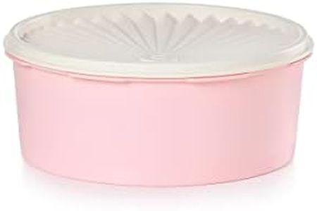 Tupperware Heritage Collection 7.6 Cup Cookie Canister - Vintage Light Pink Color, Dishwasher Safe & BPA Free Container - (1.8 L)