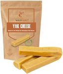 Wildfang® Natural Yak Chews for Dogs, Hard Yak Cheese Dog Chews from Cow Milk - 3 Pack Cheese Yak Chews for Large Dogs & Small Dogs, Yak Stick, Himalayan Recipe Yak Dog Chews, Bones Dog Yak - Medium