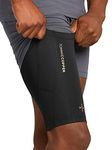 Tommie Copper - Unisex Performance Compression Quad Sleeve - Black - Large