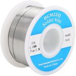 HGMZZQ 60/40 Tin Lead Solder Wire with Rosin for Electrical Soldering 0.023 inch(0.6mm-0.22lbs)