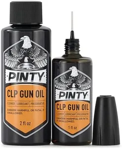 PINTY CLP Gun Oil Combo Kit, Gun Cleaner Lubricant Protectant, 3 in 1 Gun Cleaning Kit with 2 fl oz Fine Mist Sprayer & 1 fl oz Needle Oiler, One Step Gun Cleaning Solvent for Pistol Rifle Shotgun