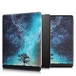 kwmobile Case Compatible with Amazon Kindle Oasis 10. Generation Case - eReader Cover - Cosmic Nature Blue/Grey/Black