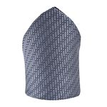 Kovove silver Solid Pocket Square For Men