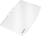 VIVO Floating Wall Mount Tempered Glass Shelf for DVD Player, Audio, Gaming System, Streaming Devices, White, MOUNT-SF011W