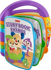 Fisher-Price Baby Learning Toy Laugh & Learn Storybook Rhymes Musical Book with Lights & Sounds for Infants Ages 6+ Months (Amazon Exclusive)