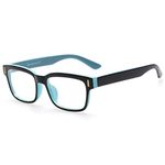 Rnow Premium Unisex Retro Square Frame Eyeglasses Fashion Optical Eyewears