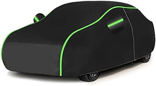 AI HUI Funda Coche Exterior Impermeable para Honda Accord Funda Coche Exterior, Cubierta Coche Impermeable, Cubre Coche con Cremallera y Tira Reflectante.