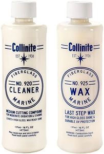 Collinite 920 925 Fibreglass and Fibre Glass Cleaner Boat Wax Combo Pack