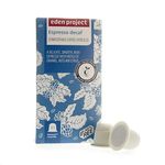 THE EDEN PROJECT Plastic Free Nespresso Compatible Coffee Capsules | Decaffeinated Italian Espresso | Home Compostable - Biodegradable - Climate Neutral (100)