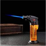 STARDOM MART Refillable Butane Gas Torch Lighter - Windproof Jet Flame Butane Torch Lighter Pocket Lighter?? Red