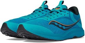 Saucony Mens Freedom 5 Road Running Shoe, Ocean/Black, 11