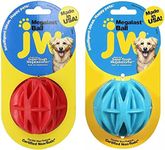 JW Pet Medium Megalast Ball Dog Toy 2-Pack