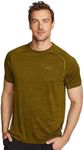 Eddie Bauer Men's Resolution Short-Sleeve T-Shirt, Avocado, X-Large, Tall