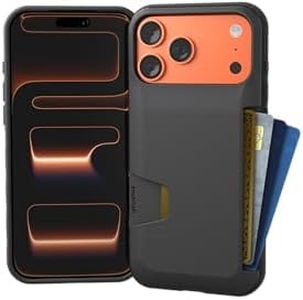 Smartish® iPhone 17 Pro Max Wallet Case - Wallet Slayer Vol. 1 [Slim + Protective] Credit Card Holder - Drop Tested Flip Hidden Card Slot Cover for Apple iPhone 17 Pro Max - Black Tie Affair
