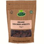 Organic Sun Dried Whole Apricots 1kg by Hatton Hill Organic - Certified Organic