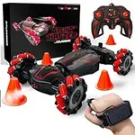 Atlasonix Gesture Rc Car, 2.4ghz 4wd Hand Controlled Rc Car, Gesture Sensing Rc Stunt Car, Hand Remote Control Car, Hand Control Rc Car, Cool Rc Cars for Boys and Girls 8+ Years Old