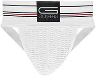 GOLBERG G Athletic Supporter - Waistband Contoured for Comfort - Active White Color - Multiple Sizes