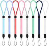 Hovmwey Wrist Strap Lanyard, 8 Pack Adjustable Wristlet Phone Lanyards for Keys, Cell Phone, Camera, USB Flash Drives, Flashlight, Keychain, ID Name Tag Badge(Mix Color)