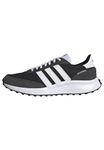 adidas Men's 70s Lifestyle Running Sneaker, Core Black Ftwr White Carbon, 10 UK