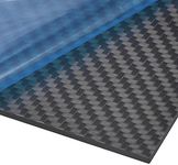 uxcell Carbon Fiber Plate Panel Sheets 150mm x 125mm x 3mm Carbon Fiber Board (Twill Matte)