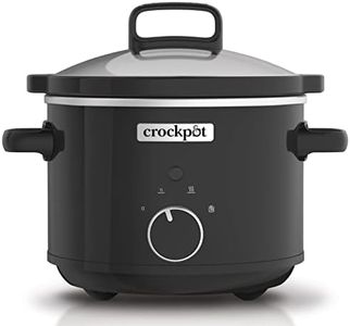 Crock-Pot CSC046 Slow Cooker, 2.4 Litre, Black (220 Volts - Not for USA)