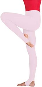 Body Wrappers Womens totalSTRETCH Stirrup Tights (Theatrical Pink, Large/X-Large) - A32