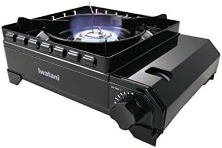 Iwatani CB-ODX-1-BK Cassette Fu Cassette Stove, Tough Maru, Black