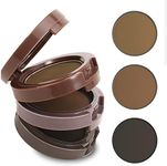 Boobeen 3 Color eyebrow Powder Palette, Waterproof Powder Eyebrow Makeup, Brow Definer Powder Eyebrow Filler to Shape Perfect Brow