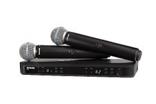 Shure BLX288/B58 UHF Wireless Microphone System - Perfect for Church, Karaoke, Vocals - 14-Hour Battery Life, 100m Range | Includes (2) BETA 58A Handheld Vocal Mics, Dual Channel Receiver | K3E Band