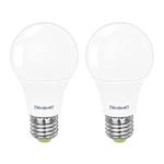 E27 LED Light Bulbs 12V Low Voltage 5Watt Standard Screw Base lamp 50W Equivalent DC/AC Bulb Warm White 3000K for Off-grid Solar System Lighting,RV,Solar Panel Project,Boat,Garden Landscape(2 Pack)