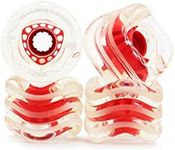 Shark Wheel 72mm DNA Formula Longboard Wheels (Clear Red)