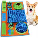 Vivifying Snuffle Mat for Dogs, Interactive Feeding Game for Boredom and Mental Stimulation, Dog Feeding Mat Encourages Natural Foraging Skills and Slow Eating