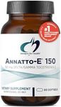 Designs for Health Annatto-E 150mg Tocotrienols - DeltaGold Vitamin E Complex Supplement with Delta + Gamma Tocotrienols - Cardiovascular, Healthy Aging + Antioxidant Support - Non-GMO (60 Softgels)