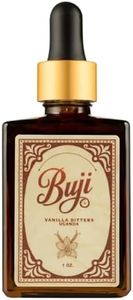 Buji Vanilla Bitters – Small-Batch Cocktail Bitters Made with Ugandan Vanilla, Orange Peel & Aromatic Spices, Premium Bar Essential for Whiskey, Rum, Cocktails & Dessert Drinks (1 oz / 30 ml)