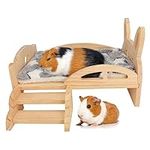 Rypet Wooden Guinea Pig Bed with St