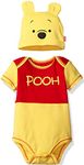 Disney Winnie the Pooh Infant Baby Boys Bodysuit and Hat Set 24 Months